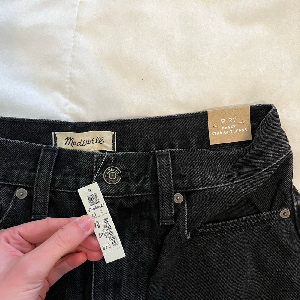 NWT Women’s Madewell Baggy High Waisted Jeans